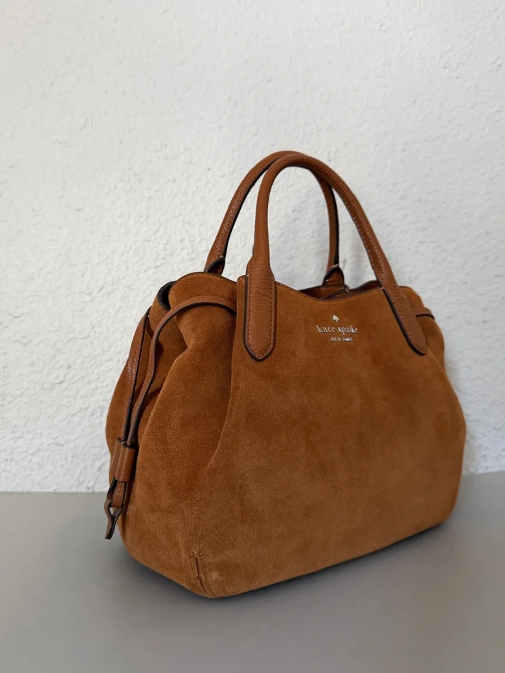 NWT KATE SPADE Dumpling Suede Small Satchel‎